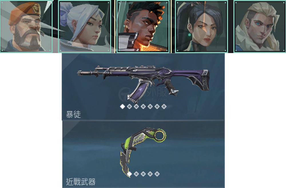 【已售出-US95-美服】掠夺印象+显卡爪-Reaver Vandal+RGX 11z Pro Karambit（1级）所有赛季无段位 有R点可买炫彩